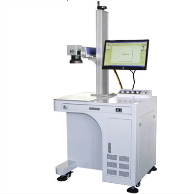 Hotsales-Markierungsbereich 110 * 110 mm Metallfaser-Lasermarkiermaschine